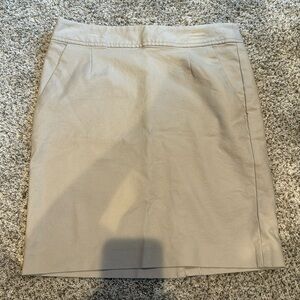 Banana Republic khaki pencil skirt